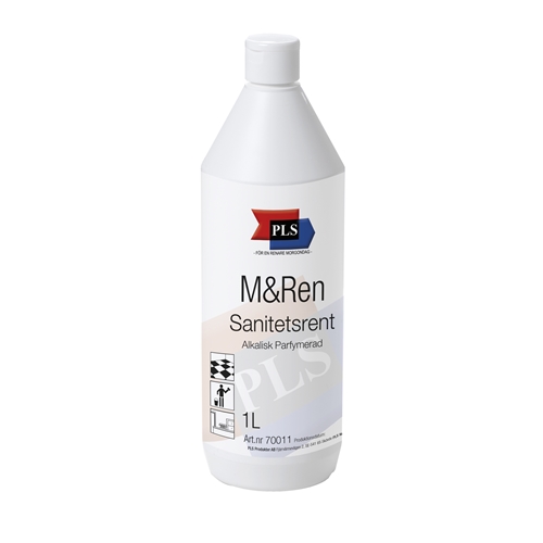 Reng sanitet/toa M&Ren – 1L pH=9,5(konc)/8,5(bruk) parf – 12 st