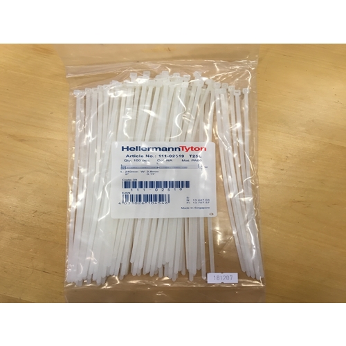 Säckbindarband/buntband – 2,8x240mm natur – 100 st