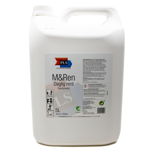 Allrengöringsmedel M&Ren – 5L pH=9/8 oparfymerad Svanen – 3 st