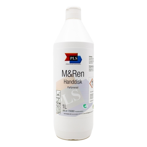 Handdiskmedel M&Ren – 1L parfymerad Svanen – 12 st