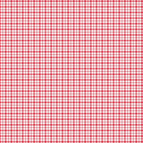 Bordsduk papper Dunisilk – 84x84cm rödrutig vikt – 20 st