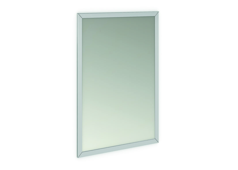 Spegel med ram i 304 rostfritt stål 800×600 mm