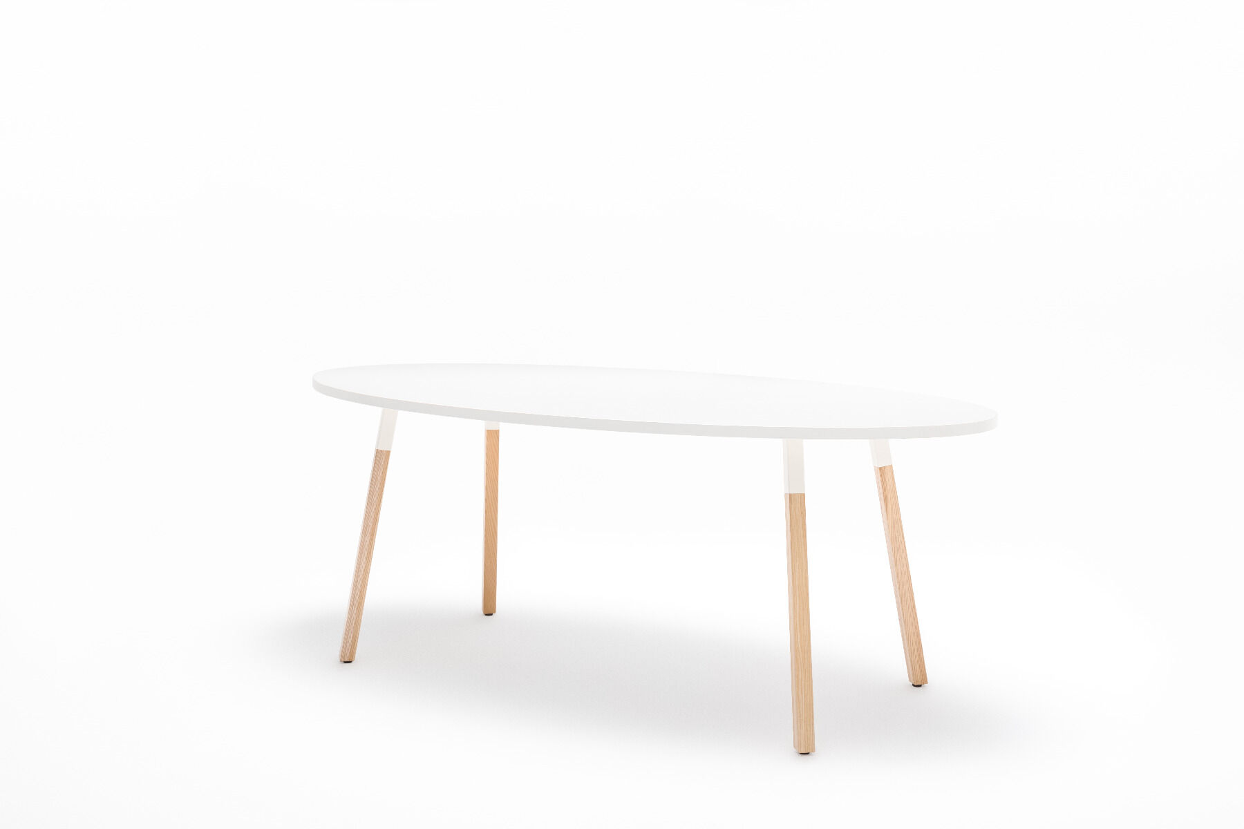 Runt konferensbord – 200×100 cm – Ogi W