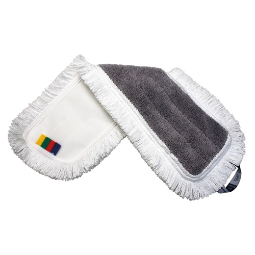 Mopp torr/fukt Activa Premium – 60cm grå/vit mikro öglad – 5 st