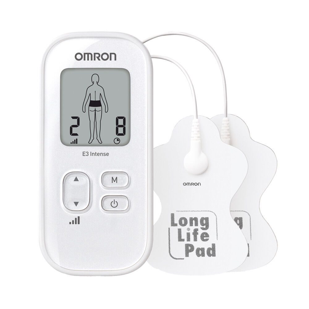 E3 Intense White – TENS-apparat – Smärtlindring – Omron