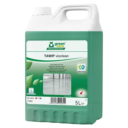 Golvvårdmedel TAWIP vioclean – 5L parf pH=8 Ecolabel – 2 st