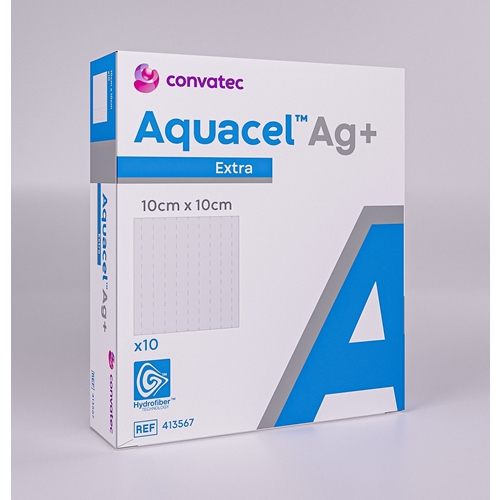 Gelbildande silverförband Aquacel Ag+ Extra – 20x30cm – 5 st