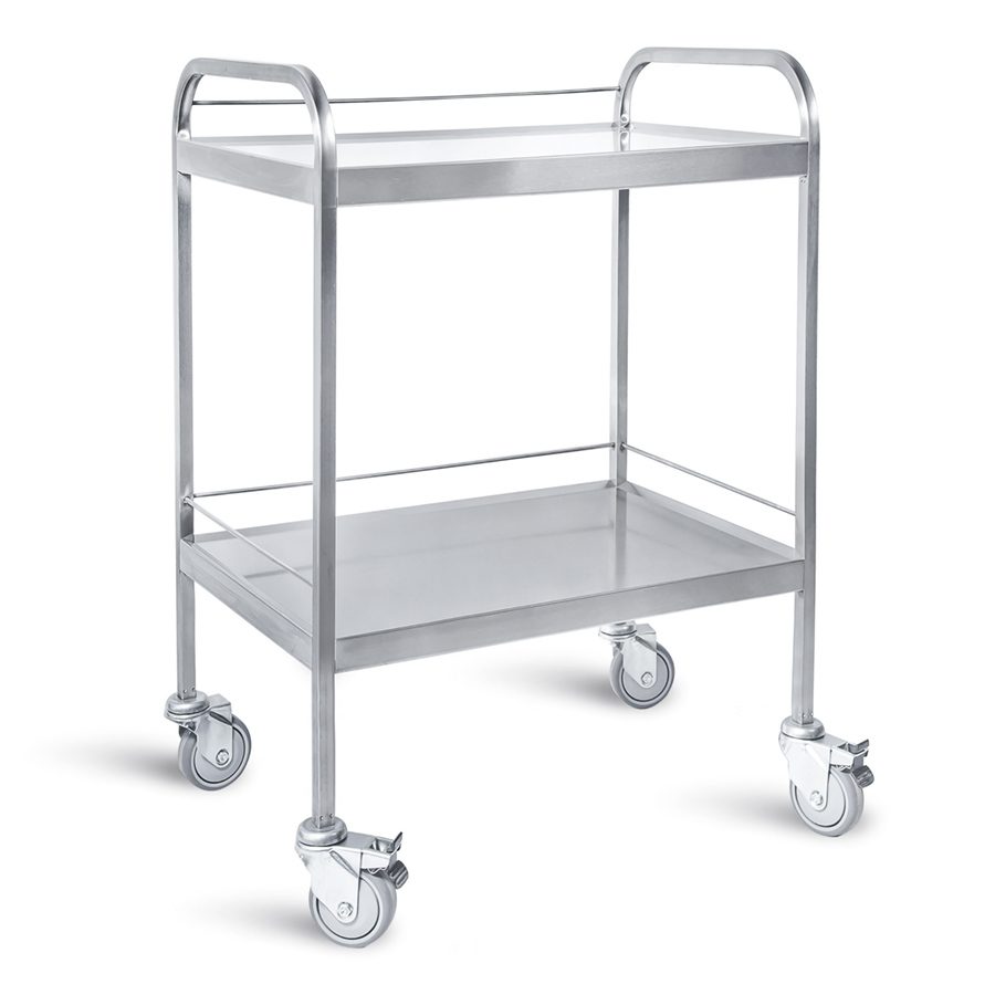 Instrumentbord i rostfritt stål – 50 x 70 x 85 cm – D-39