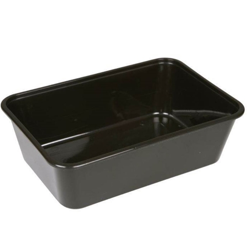 Mikroform PP plast – 750ml 169x116x53mm svart – 50 st