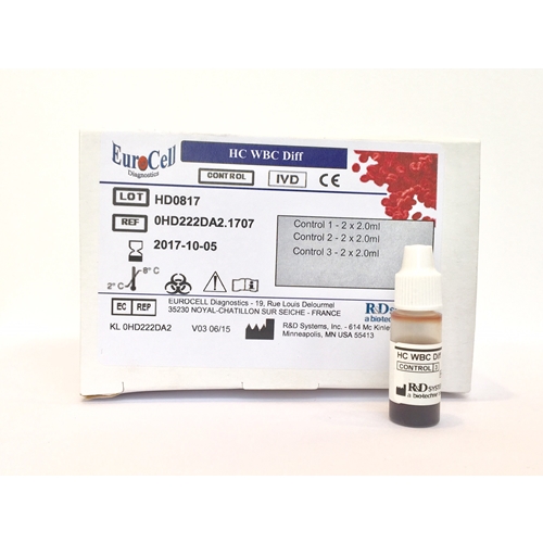 Kontroll WBC Diff Hemocue – 3x2ml niv.låg norm hög KYLVARA