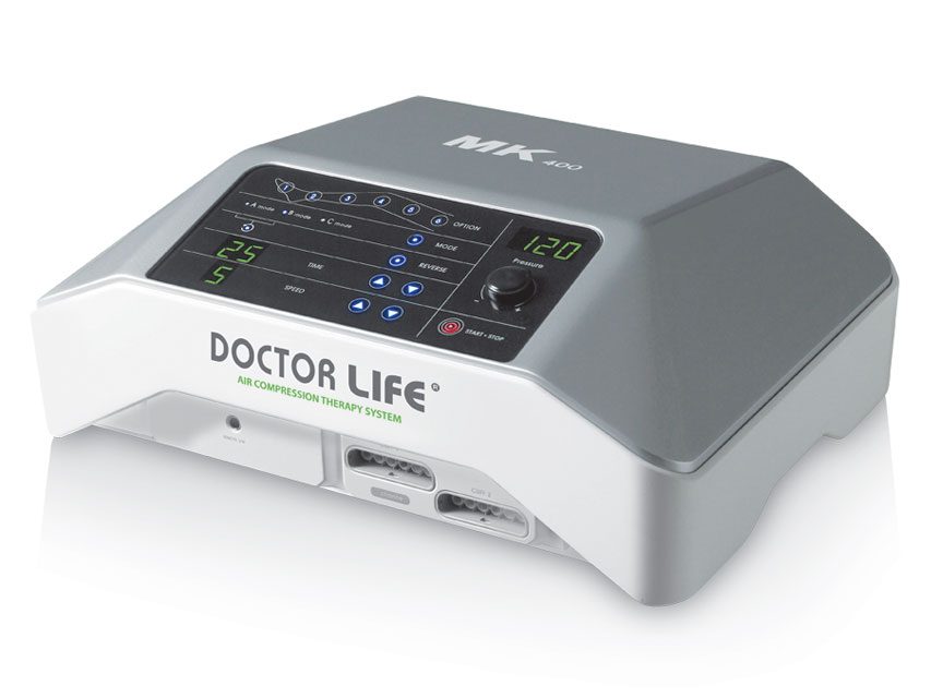 DOCTOR LIFE – PRO6 MK400L – Pressoterapi / Lymfdränage med två benmanschetter