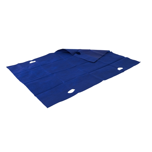 Förflyttningslakan engångs – 115x120cm blå Flexislide – 50 st