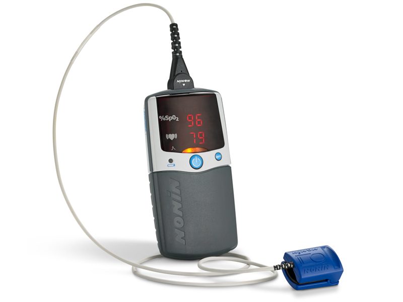 Nonin PalmSAT 2500A inklusive fingerprob för vuxna – Puls-oximeter