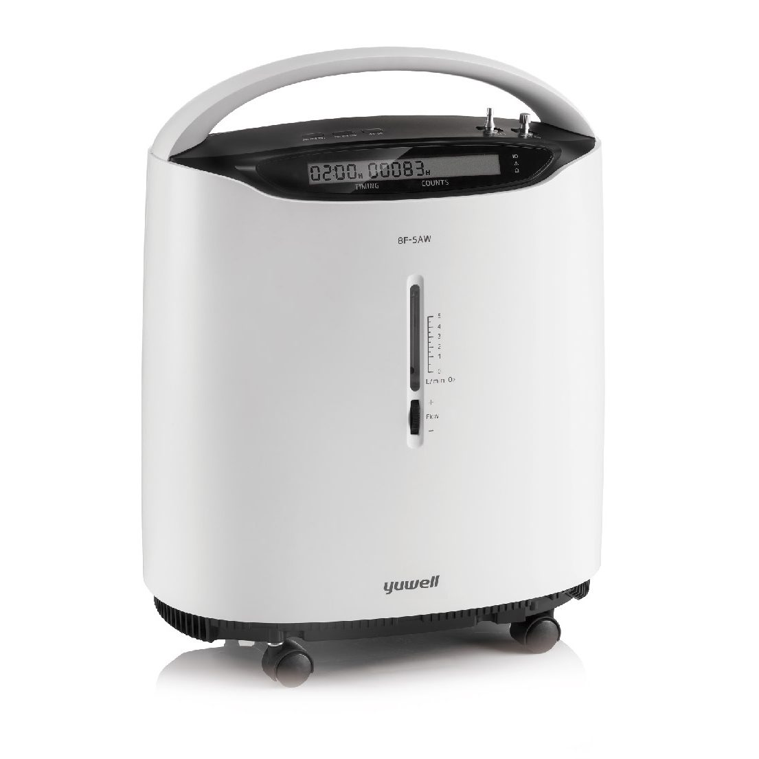 Syrgaskoncentrator för hemmabruk med alarm- och nebulisatorfunktion – 8F-5AW – 5 Liter/min