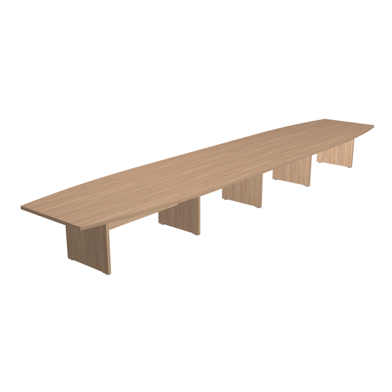 Stort konferensbord 12-22 personer – Båtformad Mito – 680×140 cm Stort konferensbord 12-22 personer – Båtformad Mito – 680×140 cm