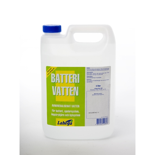 Avjoniserat vatten – 5L batterivatten