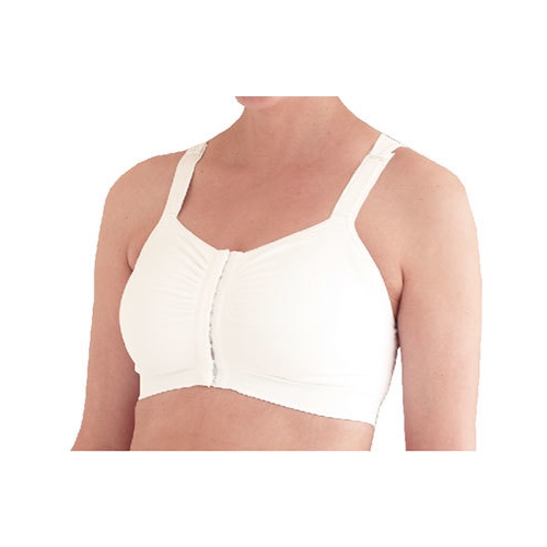 Bröstförband Mirabelle – M vit microfiber öppn fram