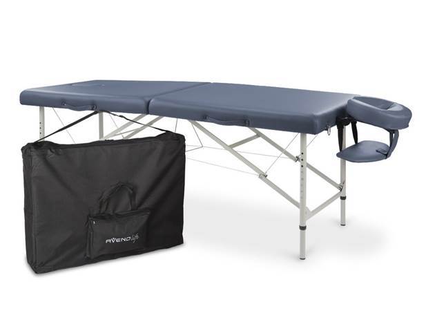 Bärbar massagebänk i aluminium – VERONA Bärbar massagebänk i aluminium – VERONA