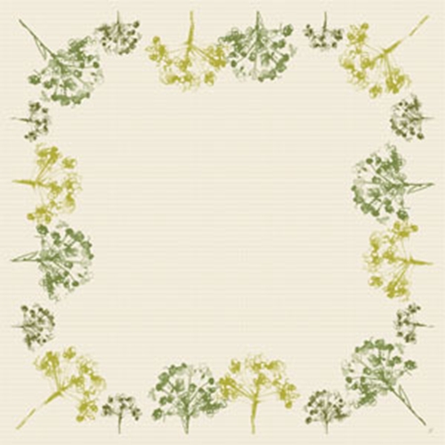 Bordsduk papper Dunicel – 84x84cm mönstrad grön vikt – 20 st