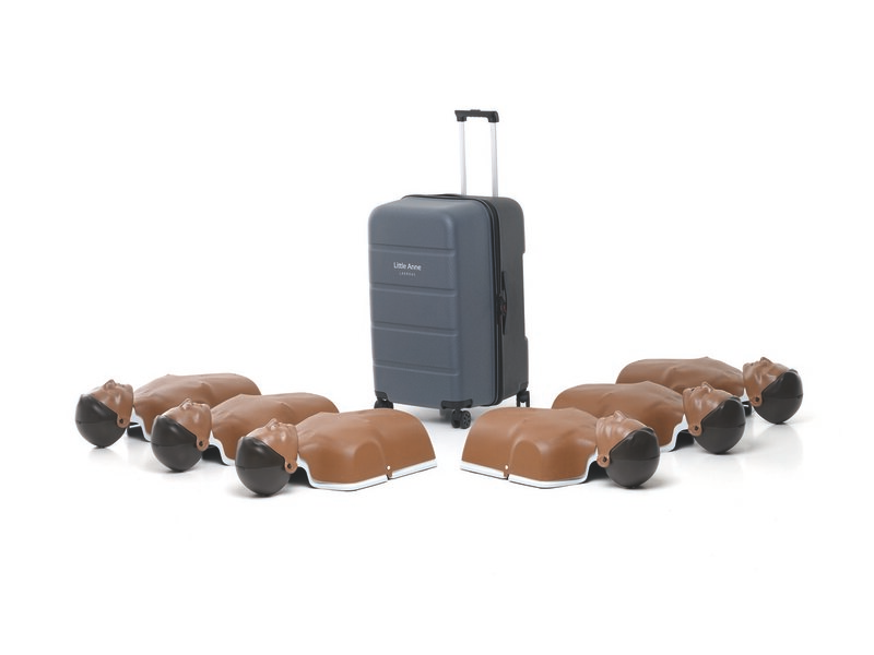 Little Anne (nya modellen) QCPR – Dark 6-pack – Laerdal