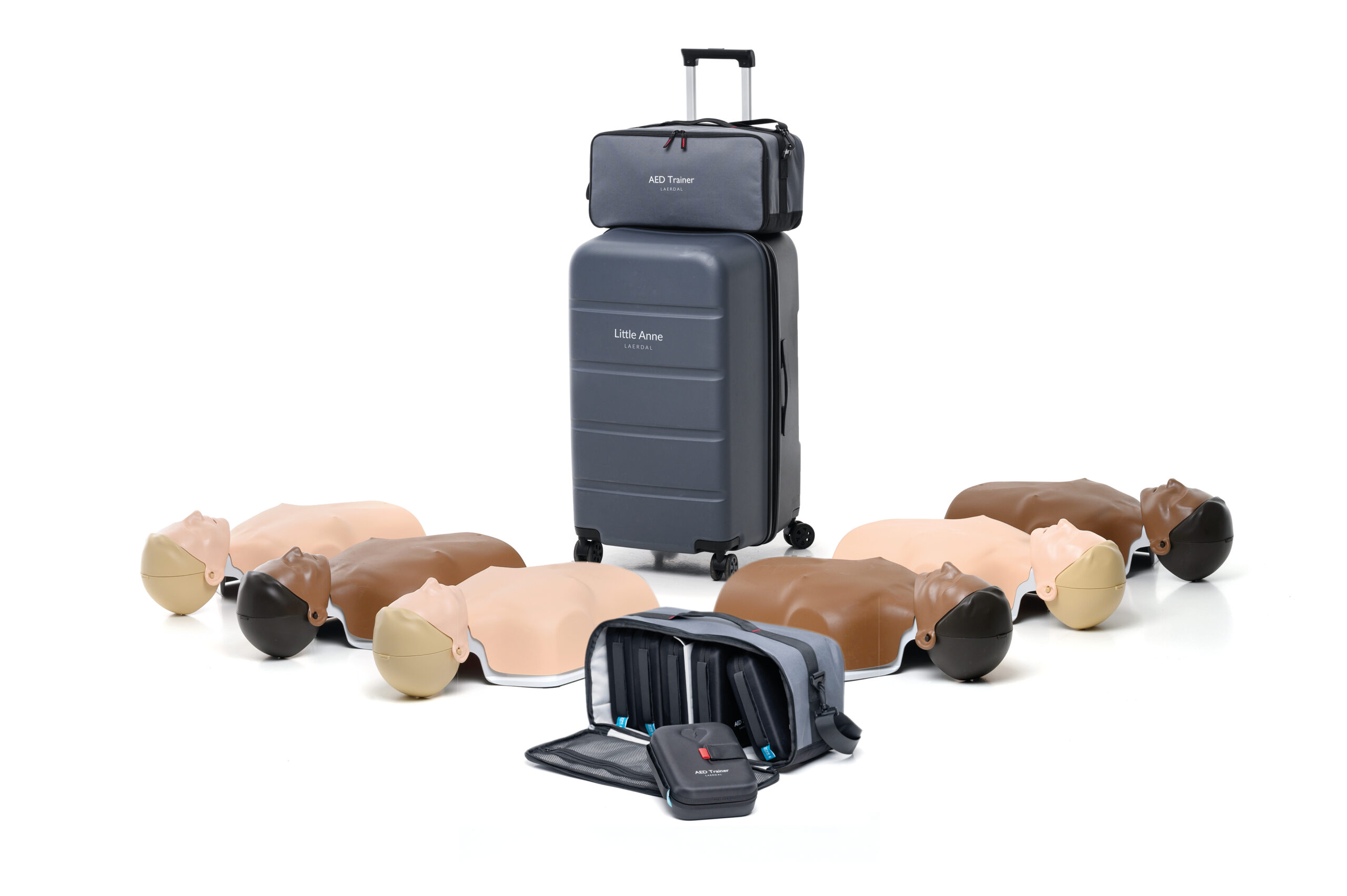 Little Anne (nya modellen) och AED Trainer Kit – Kombo – Laerdal