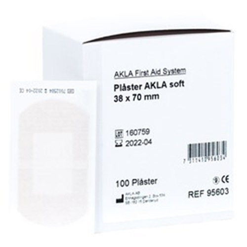 Plåster nonwoven Akla Soft – 3,4×7,2cm beige – 100 st