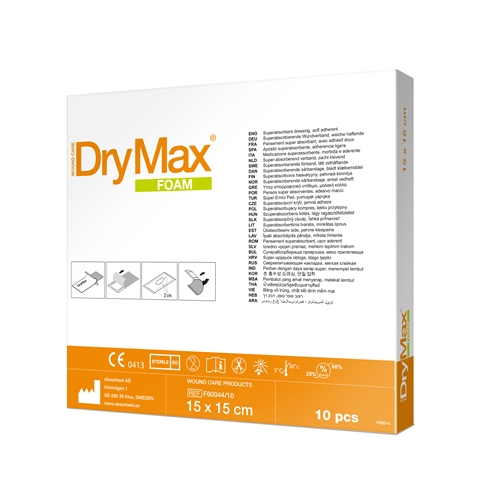 Skumförband DryMax Foam – 15x15cm – 10 st