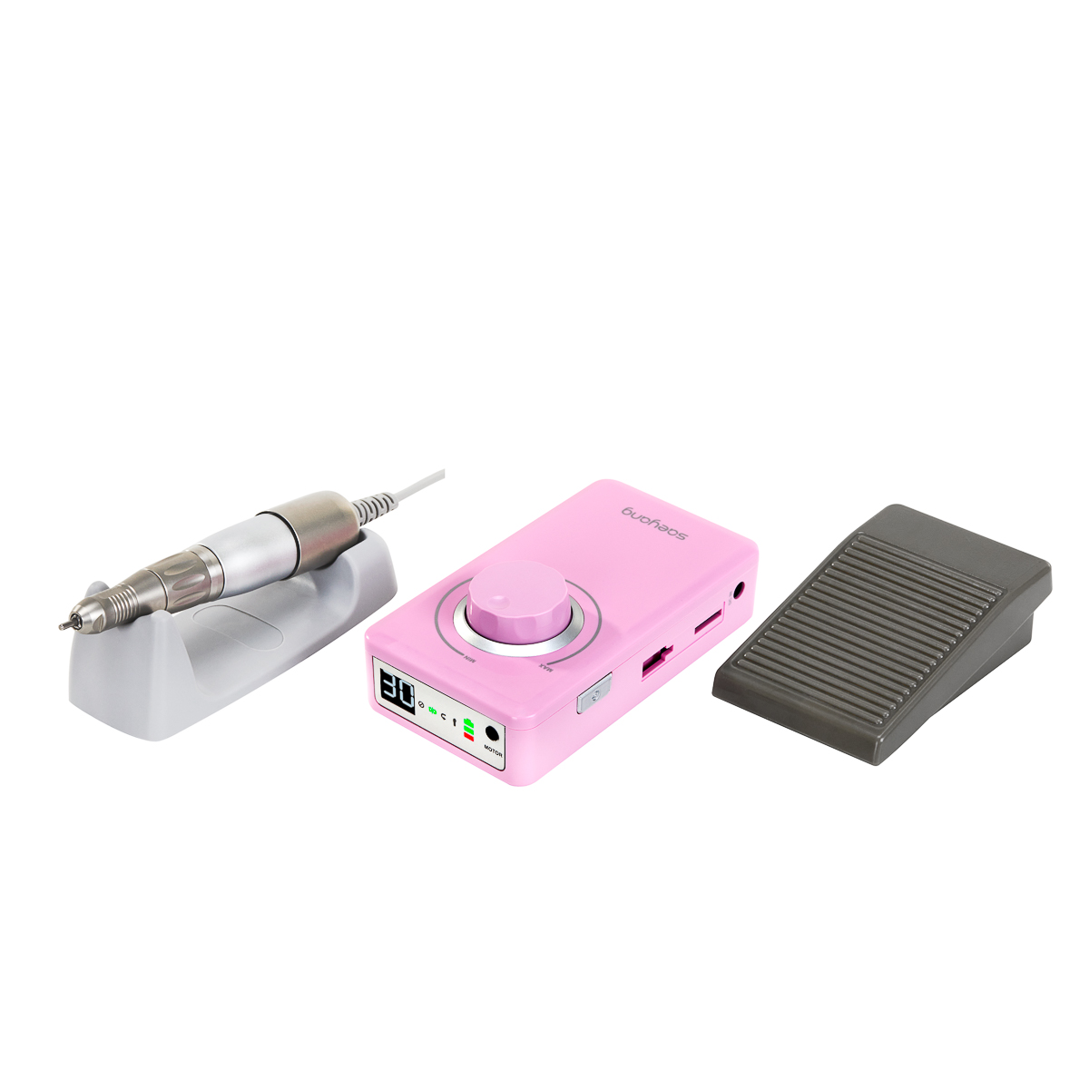 Saeyang Marathon K38 Crafien mini sladdlös nagelborrmaskin rosa