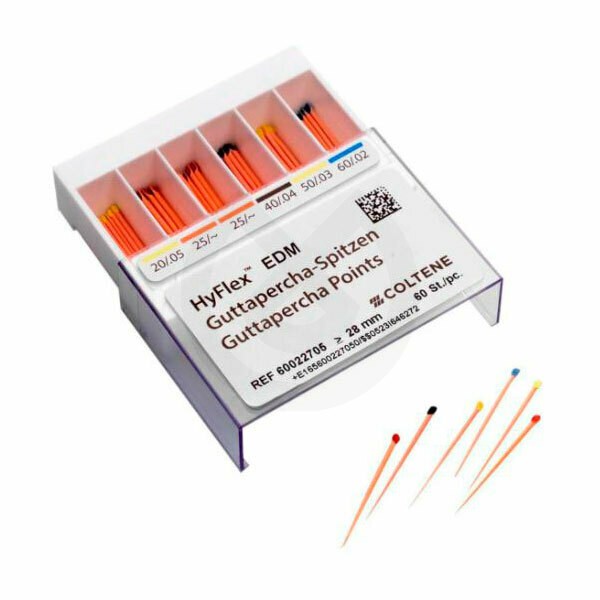 Guttaperka Hyflex EDM N.20/.05 60U – Coltene – COLTENE-WHALEDENT