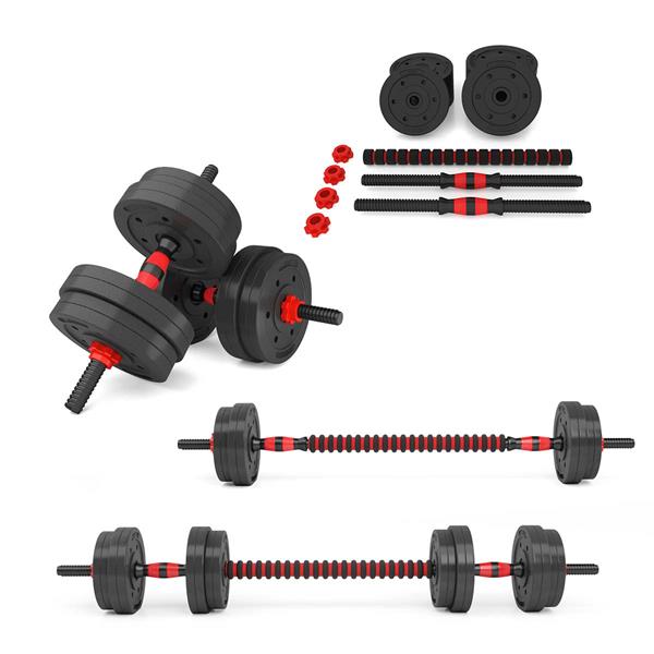 Skivstång- och hantelset – SGP15 – 15 kg