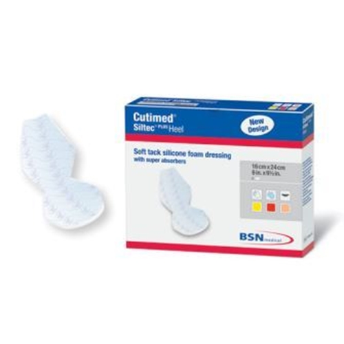 Skumförband silikon Cutimed Siltec Plus – 16x24cm Plus Häl 2D – 5 st
