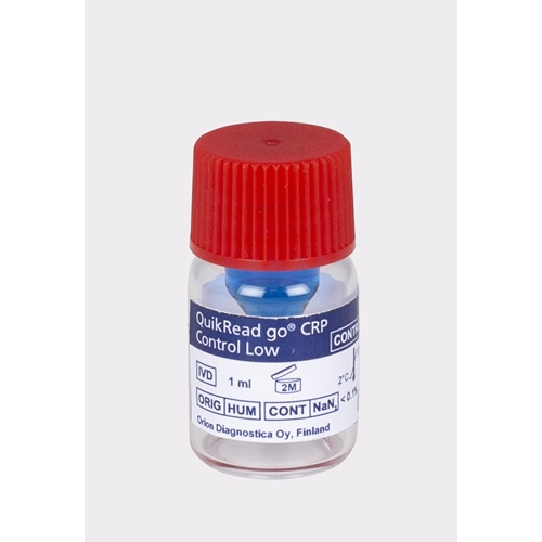 Kontroll QuikRead go CRP – 2,5mg/L låg blue KYLVARA