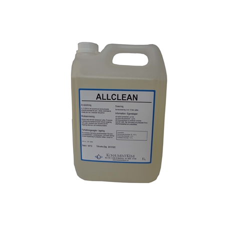 Allrengöringsmedel Allclean – 5L oparf pH=10,5 – 3 st