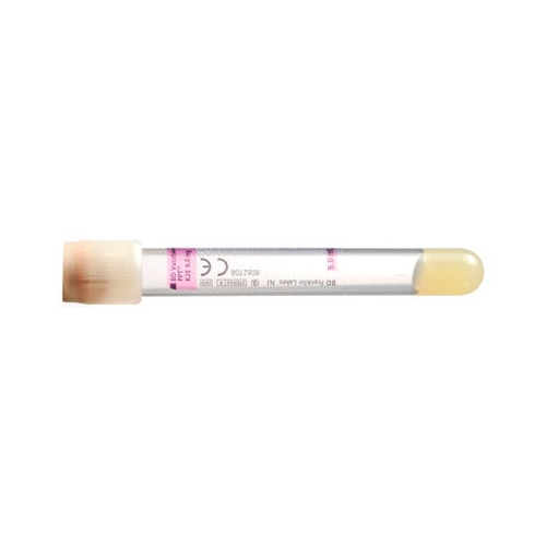 Vakuumrör BD Vacutainer PPT transparent etikett – 7/5ml K2EDTA PPT gel pärlvit – 100 st
