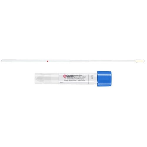 Provtagningspinne Copan 484CE – pediatrisk E-Swab blå – 50 st