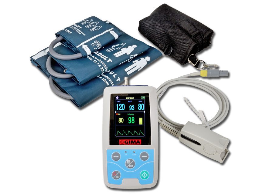ABPM + Pulsmätare + SPO2-monitor – 24h – Ambulatorisk mätning