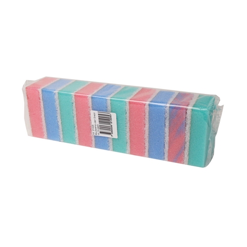 Rengöringssvamp utan slipmedel – 55x85mm vit nylon utan grepp – 10 st