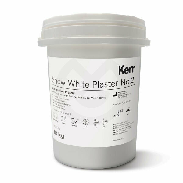 Snow White Gips,extra vit, typ II/2 – 20 kg – KERR