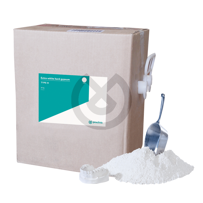 Ortodontisk gips, extra-vit, typ III/3 (25 kg) – PROCLINIC