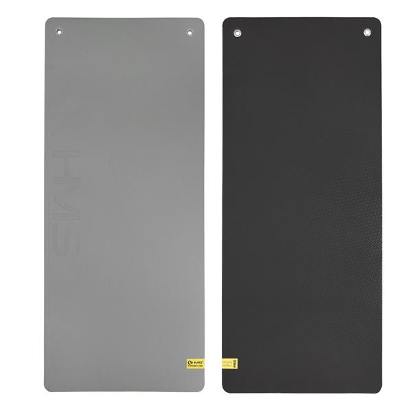Fitnessmatta – MFK08 – 140×60 cm – 15 mm tjock – Grå/Svart