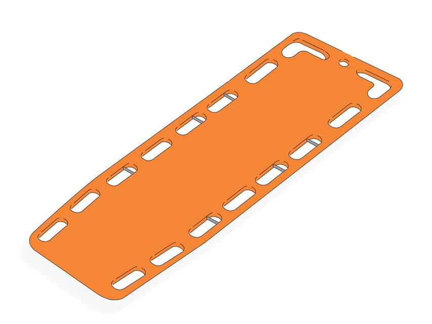 Räddningsbräda – Orange