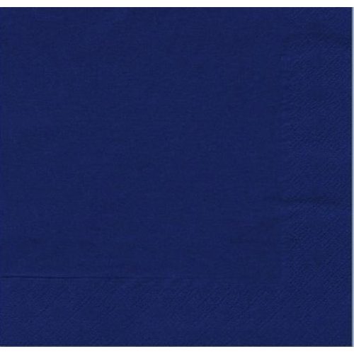 Servett tissue 1/4 vikt 3L – 24x24cm mörkblå – 250 st