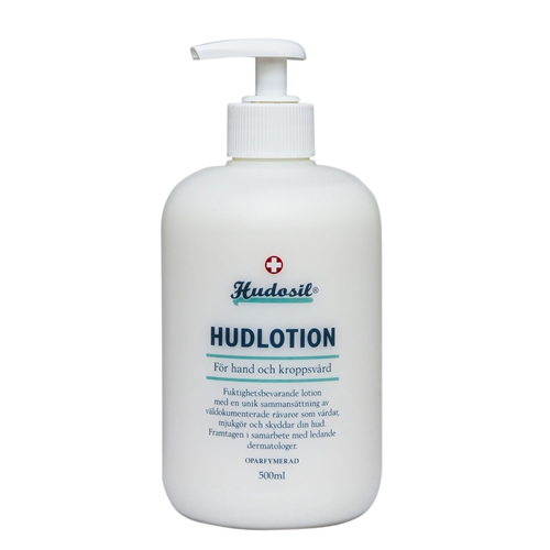 Hudlotion Hudosil – 500ml m pump oparfymerad