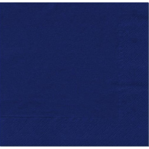 Servett tissue 1/4 vikt 3L – 40x40cm mörkblå – 125 st