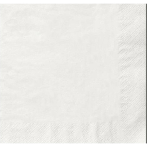 Servett tissue 1/4 vikt 3L – 40x40cm vit – 125 st