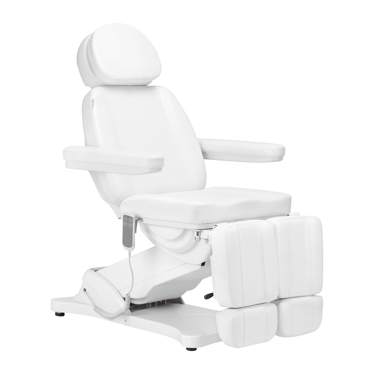 Elektrisk kosmetikstol Sillon Classic 2 motorer pedi vit