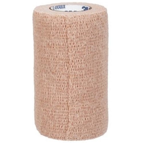 Kompressionsbinda kohesiv Coban – 10cmx4,6m mellanelast latex – 18 st