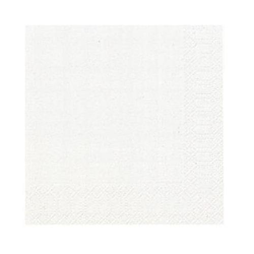 Servett tissue 1/4-vikt 2L – 24x24cm Duni vit – 2400 st