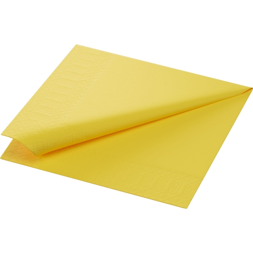 Servett tissue 1/4-vikt 1L – 33x33cm Duni gul – 500 st