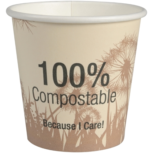 Bägare papper – 10cl mönstrad PLA-belagd – 50 st